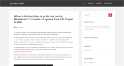 Desktop Screenshot of jdprojectrentals.com