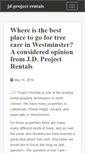 Mobile Screenshot of jdprojectrentals.com
